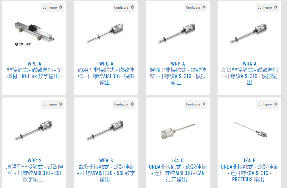 LTC-M-0200-S-XL0396 LTC-M-0225-S-XL0396直線(xiàn)位移傳感器 電子尺 杰佛倫 GEFRAN